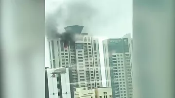 Крупный пожар вспыхнул в небоскребе индийского мегаполиса Мумбай