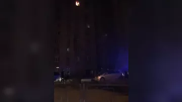 Люди прыгнули из окна девятого этажа в Томске, спасаясь от пожара