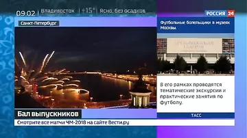 Выпускной без границ: в Петербурге прошел праздник "Алые паруса"