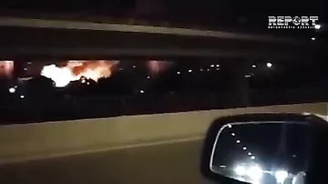 В Баку сгорел кондитерский цех