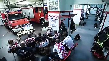 Хорватские пожарные не смогли досмотреть последние секунды матча Россия — Хорватия из-за тревоги