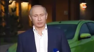 Путин протестировал новую Lada Vesta и превысил скорость