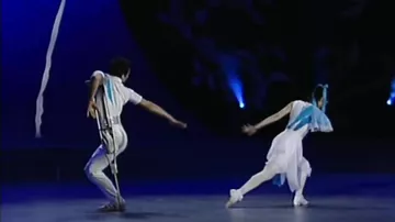 Китайские танцоры-инвалиды