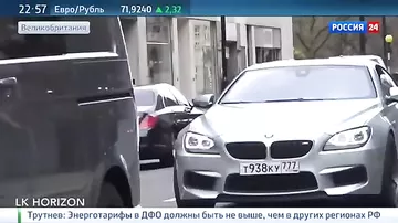 BMW с московскими номерами оскандалился на весь Лондон