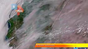 Дым от лесных пожаров в Калифорнии сняли из космоса