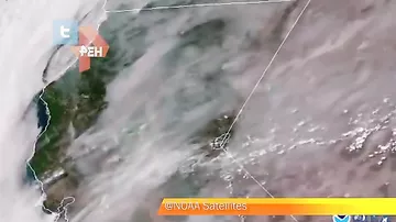 Дым от лесных пожаров в Калифорнии сняли из космоса