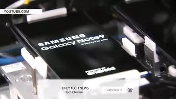 Samsung показал производство Galaxy Note 9 на видео