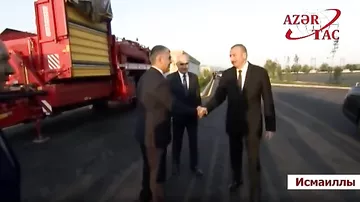 Президент Ильхам Алиев принял участие в открытии агропарка, созданного в Исмаиллы ООО «Бута Груп»