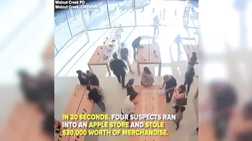 В Калифорнии налетчики прилюдно ограбили Apple Store на 30 тысяч долларов