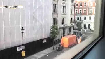 Возле здания BBC в Лондоне подорван автомобиль