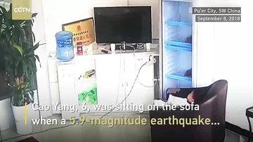 Землетрясение не застало мальчика врасплох