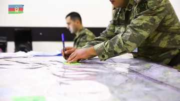 Təlimlər zamanı qoşunlarda döyüşə hazırlıq tədbirləri aparılır - 18.09.2018
