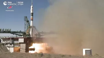 Авария носителя произошла во время старта ракеты "Союз" к МКС-2