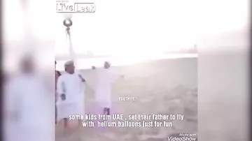 Именинник решил полетать на воздушных шарах, но это закончилось для него трагически