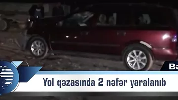 Bərdədə yol qəzasında 2 nəfər yaralanıb