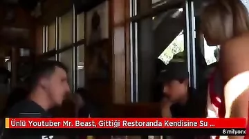 Məşhur “Youtuber” restoranda ofisianta 10 min dollar bəxşiş verdi