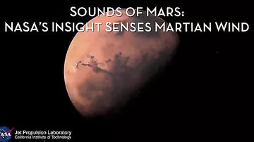Аппарату NASA удалось записать шум ветра на Марсе