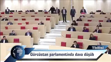 Gürcüstan parlamentində dava düşüb