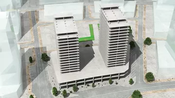 "Hünər Qüllələri"ndə özüyuyulan zibil boruları