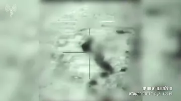 Израильские военные распространили видео уничтожения двух установок ПВО Сирии