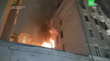 Крупный пожар в центре Москвы: есть погибшие и пострадавшие