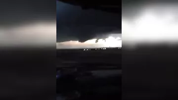 Свирепый торнадо в Техасе
