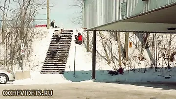 Неприятности у сноубордиста