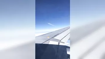 Авиапассажиры запечатлели опасное сближение самолетов в небе