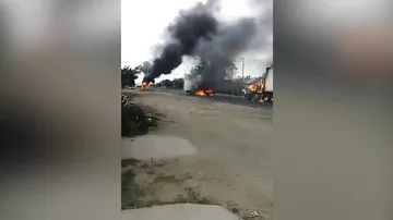 В Мексике преступники на 27 машинах устроили вооружённое столкновение с полицией