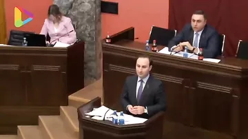 Gürcüstan parlamentində dava