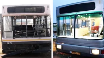 Израильтянки собственными силами превратили списанный автобус в элегантный дом на колесах