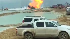 В Казахстане рассказали о последствиях пожара на нефтяном месторождении