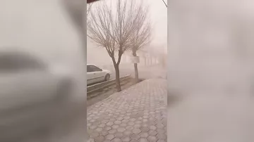 İranda güclü qum qasırğası	 - 1