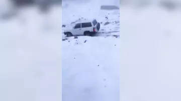 В Саудовской Аравии выпал снег-4