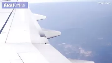 Житель Южной Кореи запечатлел НЛО около самолета