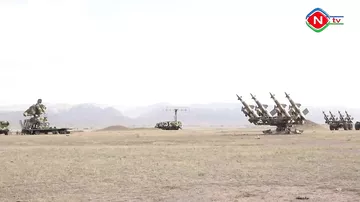 Naxçıvan Qarnizonunda “Ən yaxşı zenit-raket artilleriya batareyası” yarışı keçirilib - 14.05.2019