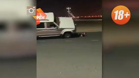 Автомобиль придавил российского блогера Хизу на съемках пранка в ОАЭ