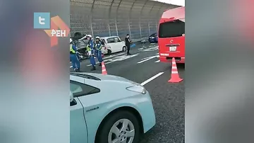Около 30 человек пострадали в ДТП с пассажирским автобусом в Японии