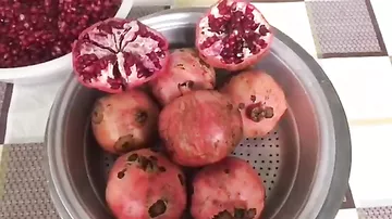 Nar turşusunun hazırlanması