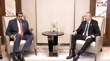 Президент Азербайджана Ильхам Алиев встретился с Президентом Венесуэлы Николасом Мадуро
