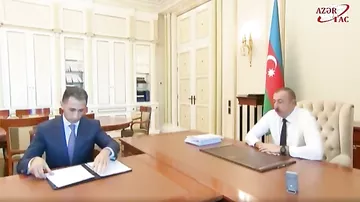 Президент Ильхам Алиев принял председателя Открытого акционерного общества «Азеркосмос»