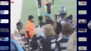 Охранник чуть не задушил болельщика во время футбольного матча в США