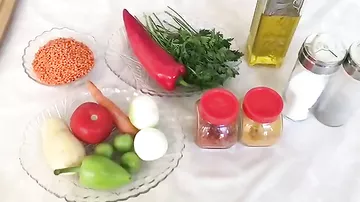 Qırmızı mərci şorbasının hazırlanması