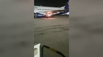 Двигатель "Boeing 737" загорелся при взлете из аэропорта Тель-Авива
