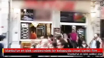 İstiqlal caddəsində biabırçı görüntü