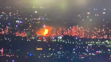 На НПЗ в Калифорнии вспыхнул крупный пожар