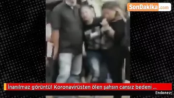 ŞOK KADRLAR - Koronavirusdan ölən adam dirildi: sonrası DƏHŞƏT