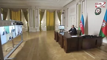 По инициативе компании Signify состоялась видеоконференция между Президентом Ильхамом Алиевым и руководителями компании (2)