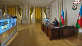 По инициативе Азиатского банка развития состоялась видеоконференция между Президентом Ильхамом Алиевым и руководителями этого банка