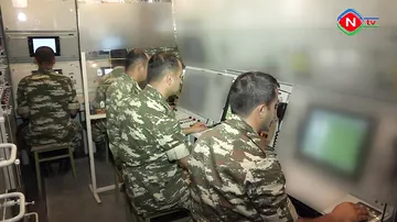 Əlahiddə Ümumqoşun Orduda keçirilən tabor, divizion döyüş atışlı və atışsız taktiki təlimləri davam edir